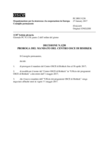 Decisione N.1238 del Consiglio permanente