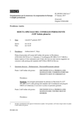 Giornale della 1130a Seduta speciale del Consiglio permanente