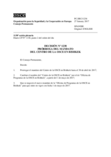 Decisión Nº 1238 del Consejo Permanente