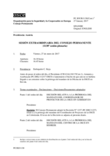 Diario de la 1130ª Sesión extraordinaria del Consejo Permanente