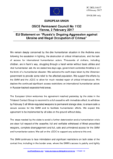 Statement by the Maltese EU Presidency on the Russia’s ongoing aggression against Ukraine and illegal occupation of Crimea