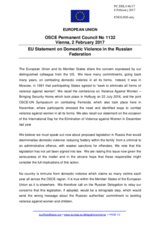 Statement by the Maltese EU Presidency on weakening the ability to protect against domestic violence in Russia