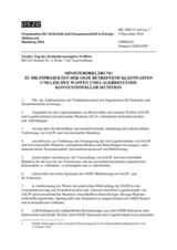 Doc 3 - Ministerial Declaration on OSCE Assistance Projects in the Field of Small Arms and Light Weapons and Stockpiles of Conventional Ammunition