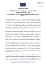 Statement by the Maltese EU Presidency on the situation in and around Ukraine