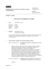 Journal de la 1134ème séance plénière du Conseil
