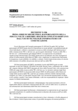 Decisione N.1106 del Consiglio permanente