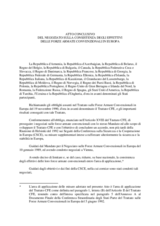 Atto conclusivo del negoziato sulla consistenza degli effettivi delle forze armate convenzionali in Europa