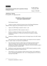 Permanent Council Decision No. 399