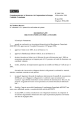 Permanent Council Decision No. 399 (it)