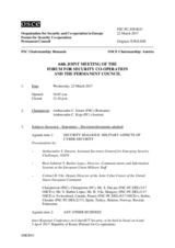Journal of the 64th Joint Meeting of the Forum for Security Co-operation and the Permanent Council
