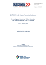 Draft Annotated Agenda