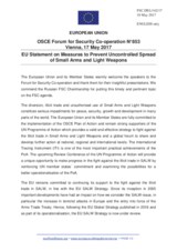 Statement by the Maltese EU Presidency in response to the presentations by Ambassador E. Danon, Ms. M. Soriano, Mr. V. Antonyuk and Mr. H. Shiotani