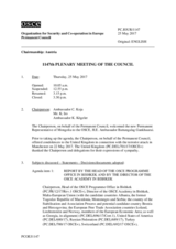 Journal of the 1147th Plenary Meeting of the Permanent Council