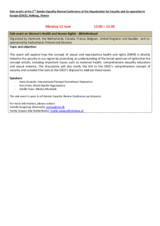 Overview of Side Events