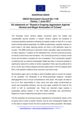 Statement by the Maltese EU Presidency on the Russia’s ongoing aggression against Ukraine and illegal occupation of Crimea