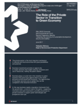 Presentation by Ms. Vladyslav Bielous, Head of Environment Protections Department, HSE Directon