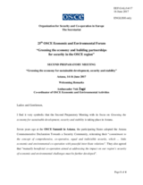 Welcoming Remarks by Amb. Vuk Zugic